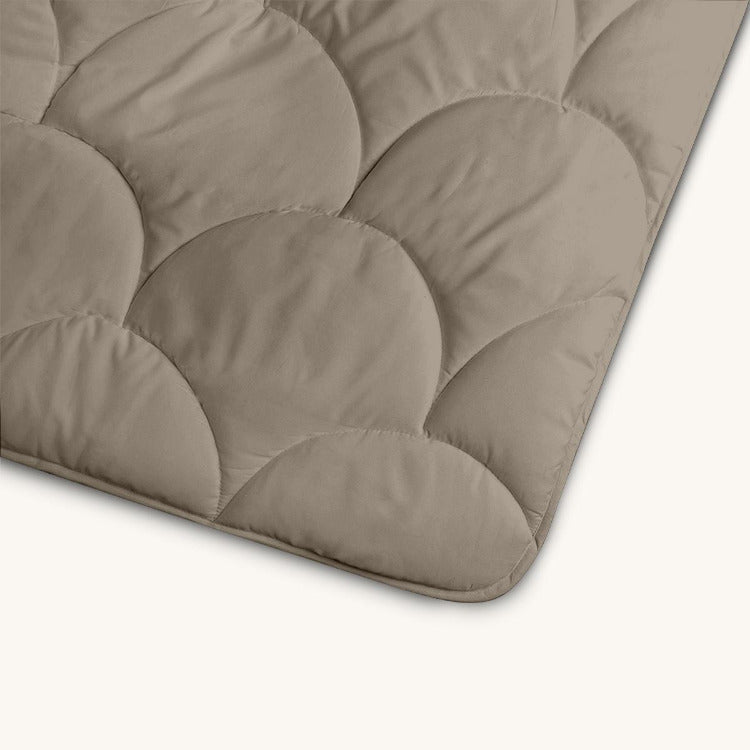 Eazzzy Dekbed zonder overtrek Solid Color - excl. kussensloop - Taupe - materiaal