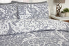 Finest Homeware dekbedovertrek Tatton - polykatoen - grijs
