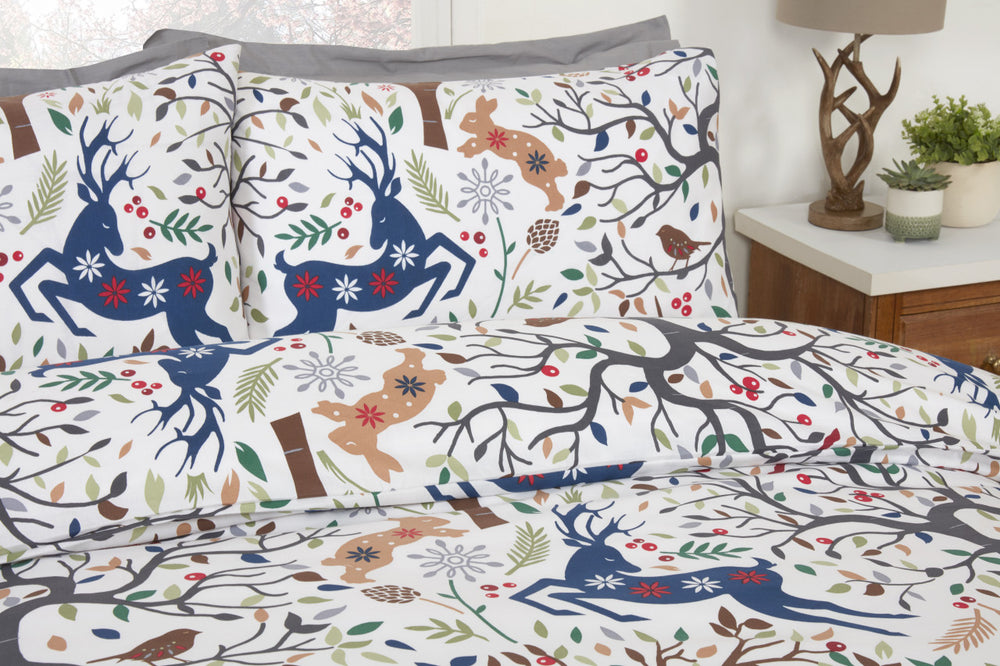 Finest Homeware dekbedovertrek Tatton - polykatoen - multi