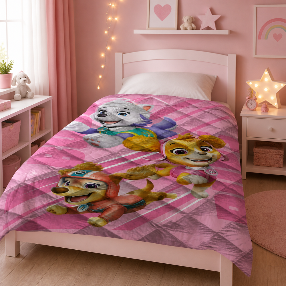 Kinderdekbed zonder overtrek Paw Patrol - Excl. kussensloop - 140x200 cm