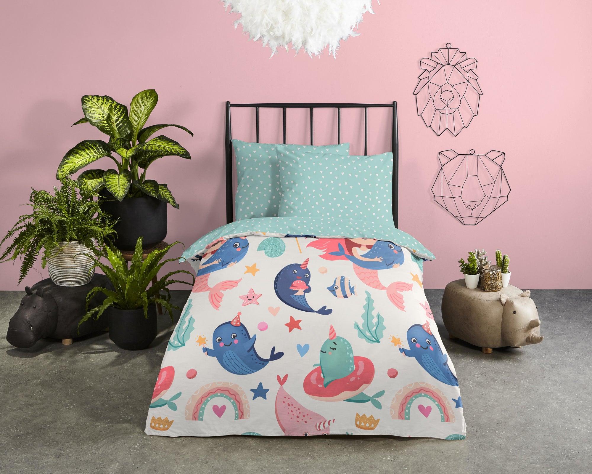 Good Morning ledikant dekbedovertrek Silvie - katoen (100x135 + 40x60 cm)