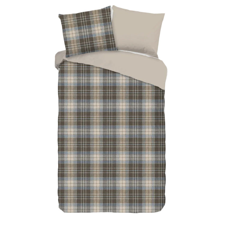 Good Morning dekbedovertrek Cambridge - flanel - eenpersoons