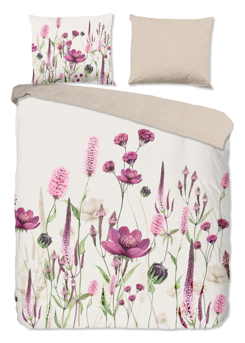 Good Morning dekbedovertrek Hala - katoen - bloemen - tweepersoons