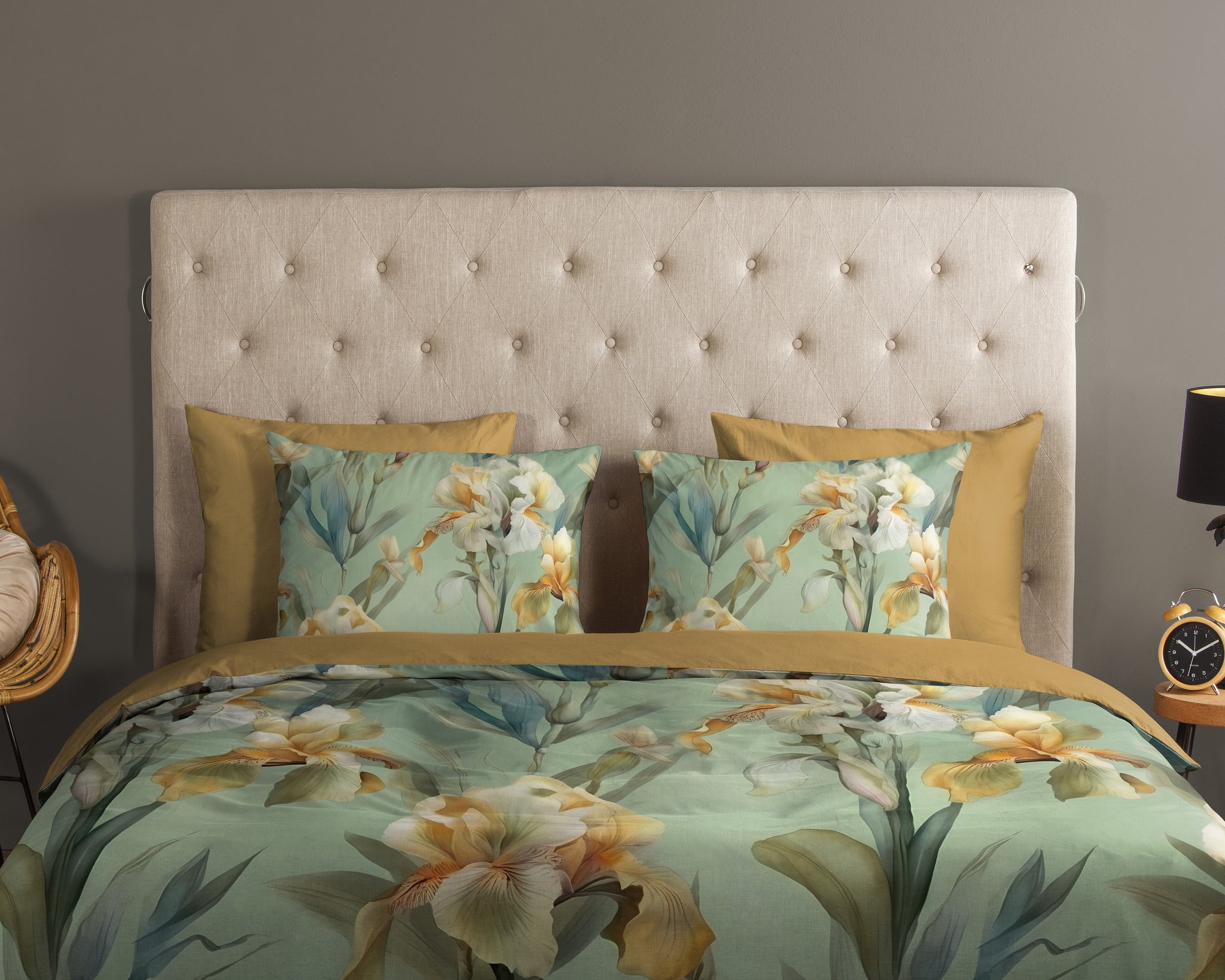 Good Morning dekbedovertrek Iris - Katoen