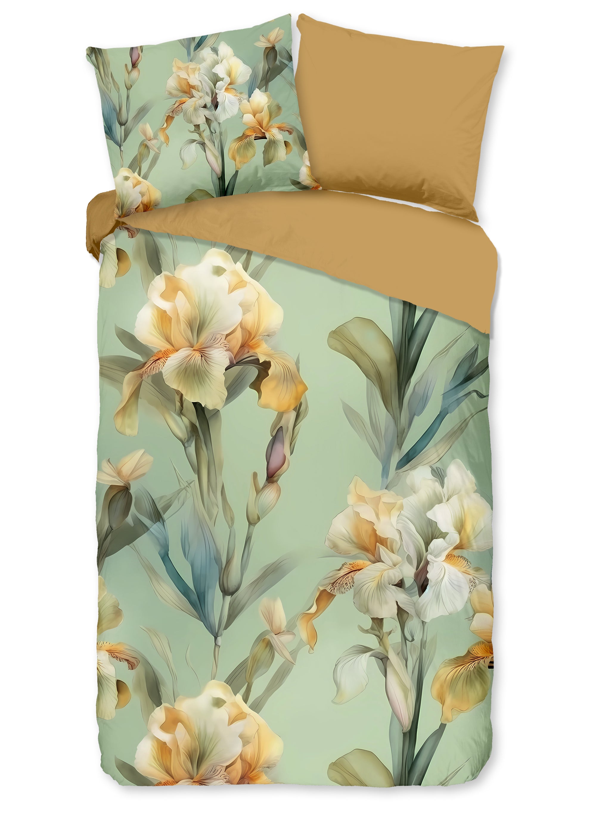 Good Morning dekbedovertrek Iris - Katoen