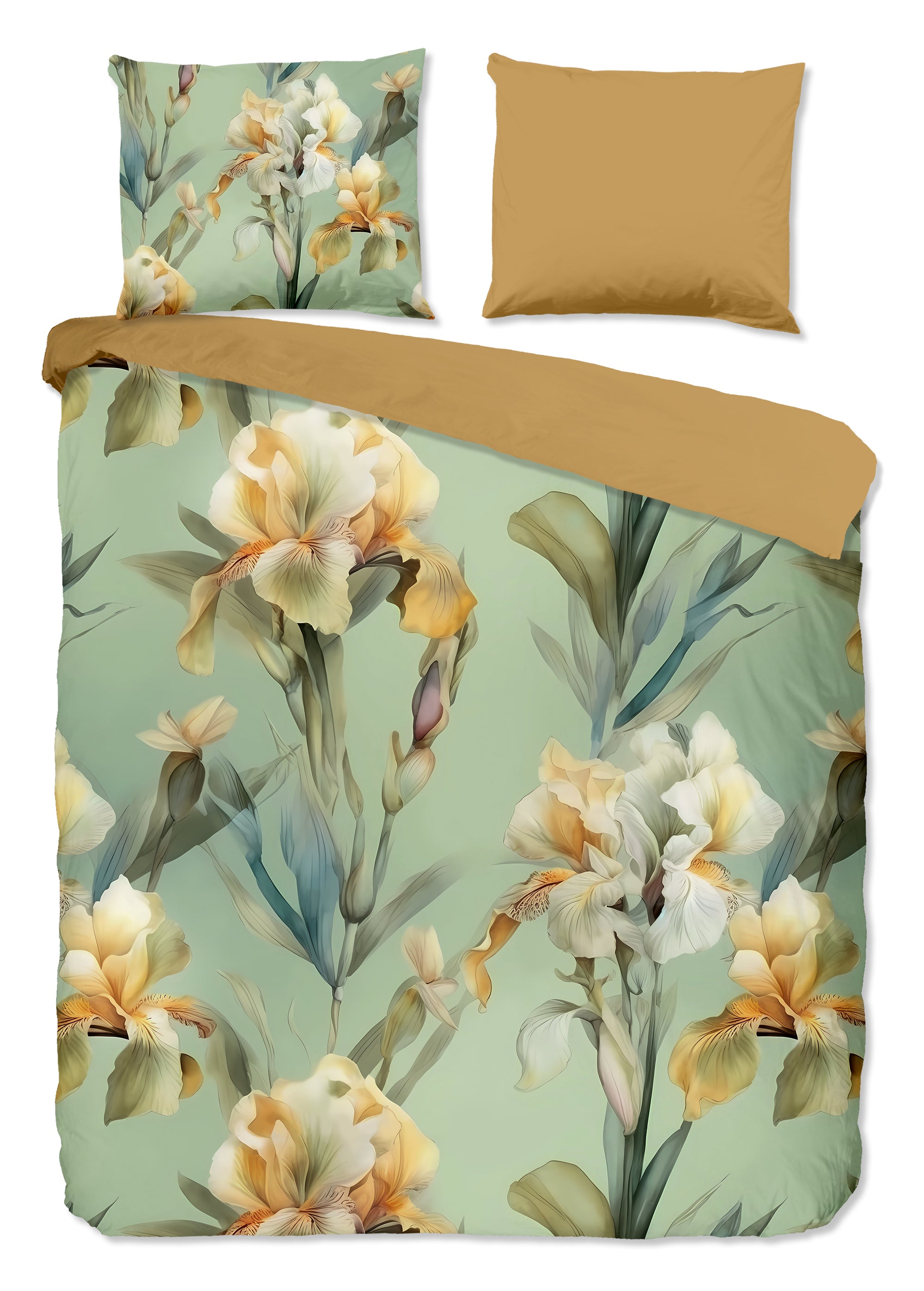 Good Morning dekbedovertrek Iris - Katoen