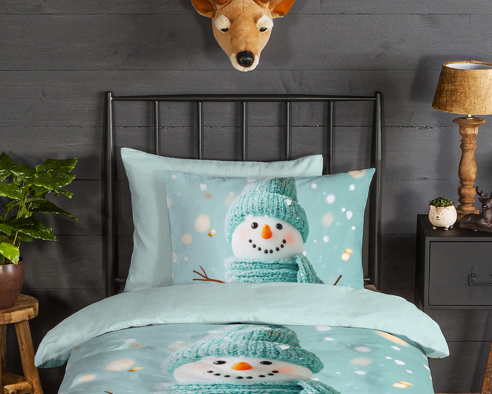 Good Morning dekbedovertrek Pierre - flanel - eenpersoons (140x220 + 60x70 cm)