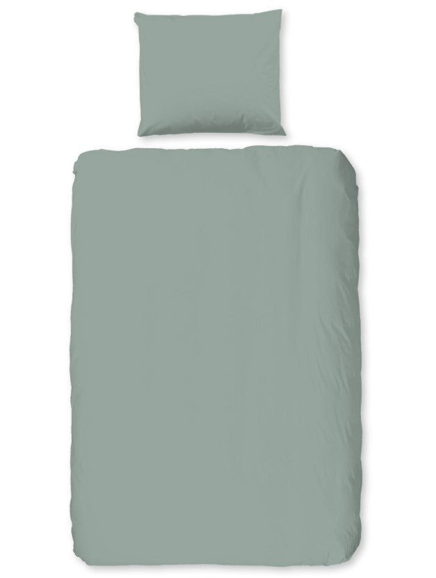Pure dekbedovertrek Uni - Sage - microvezel