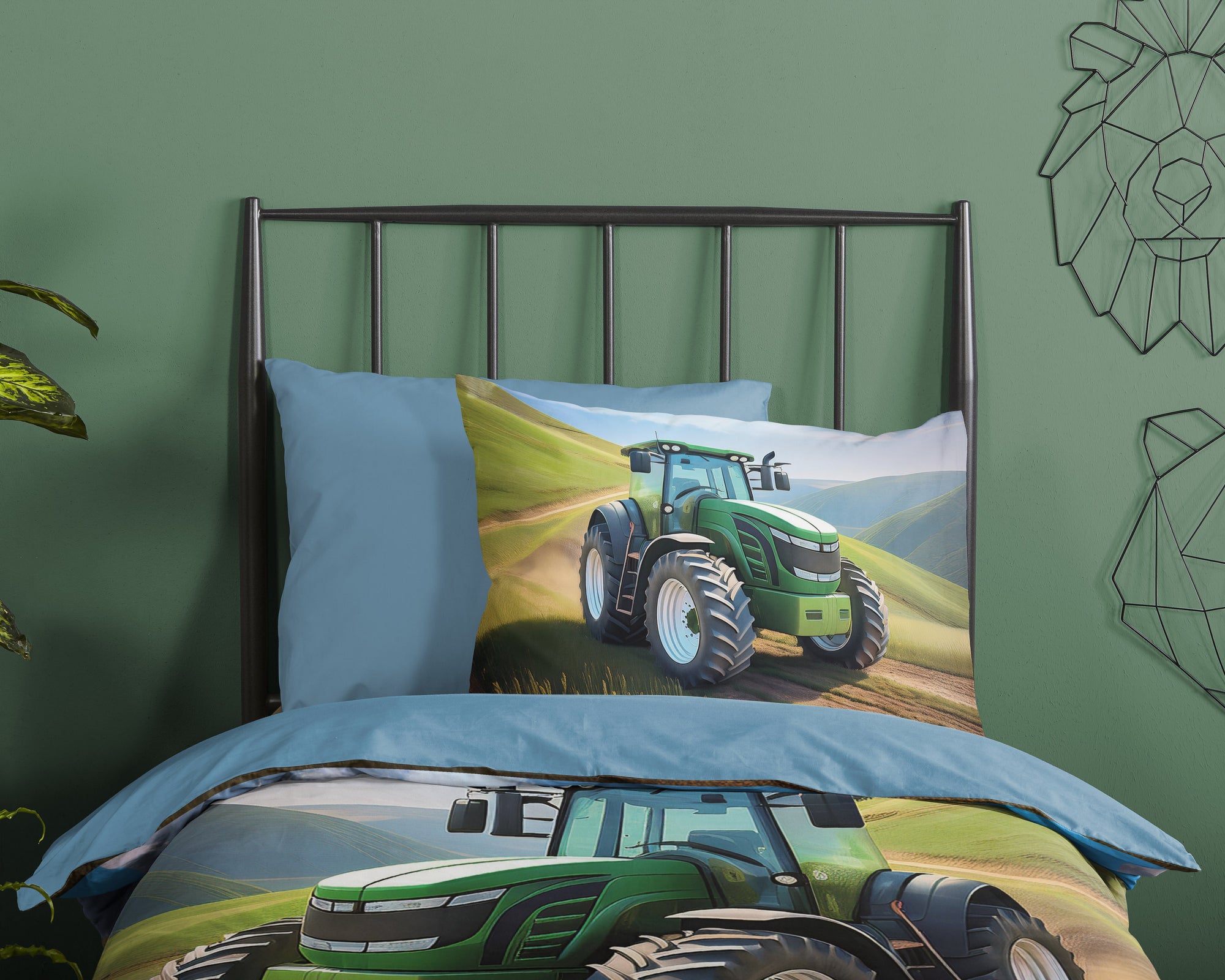 Good Morning kinderdekbedovertrek Aart - katoen - eenpersoons - 140x220 + 60x70 cm