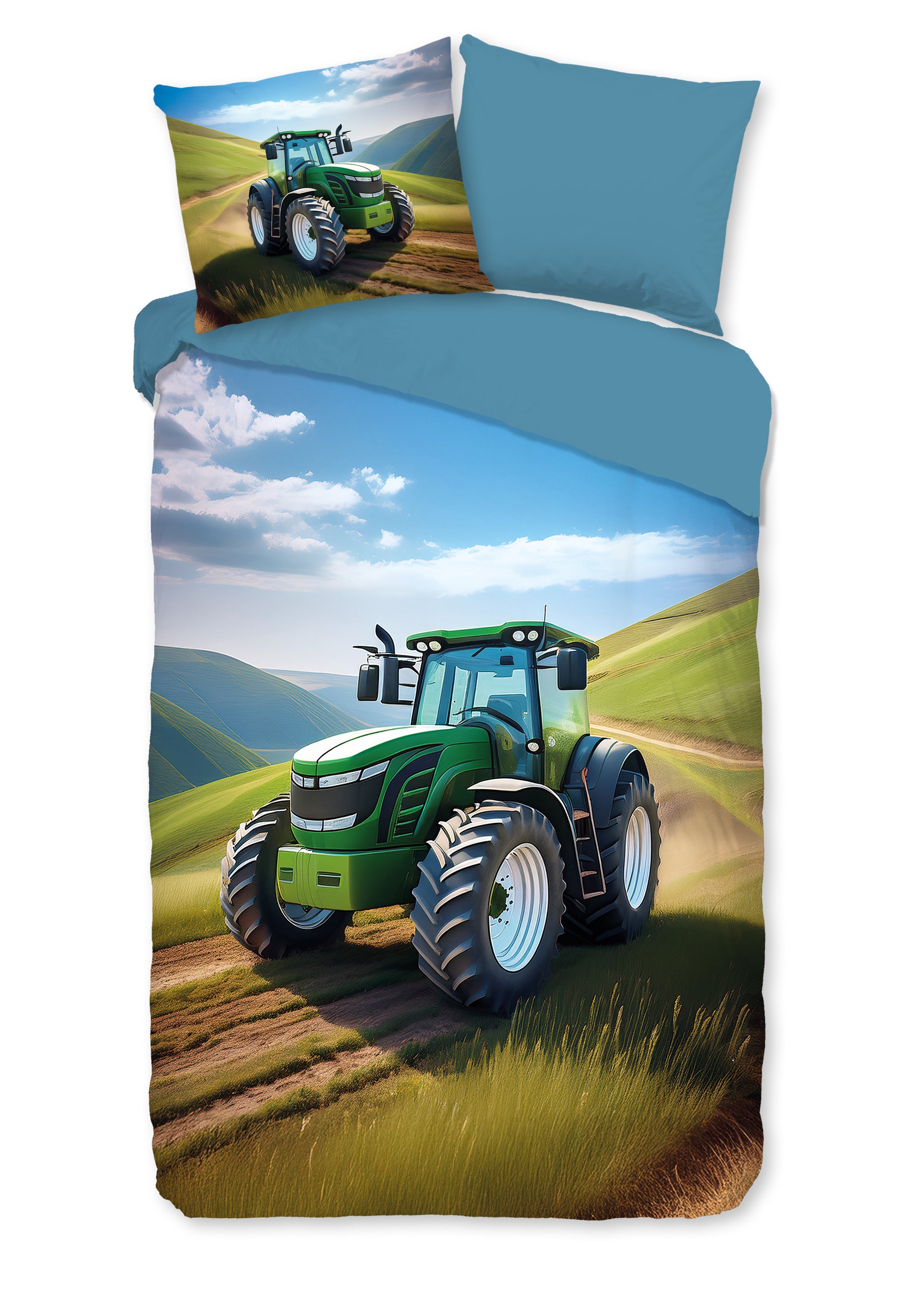 Good Morning kinderdekbedovertrek Aart - katoen - eenpersoons - 140x220 + 60x70 cm