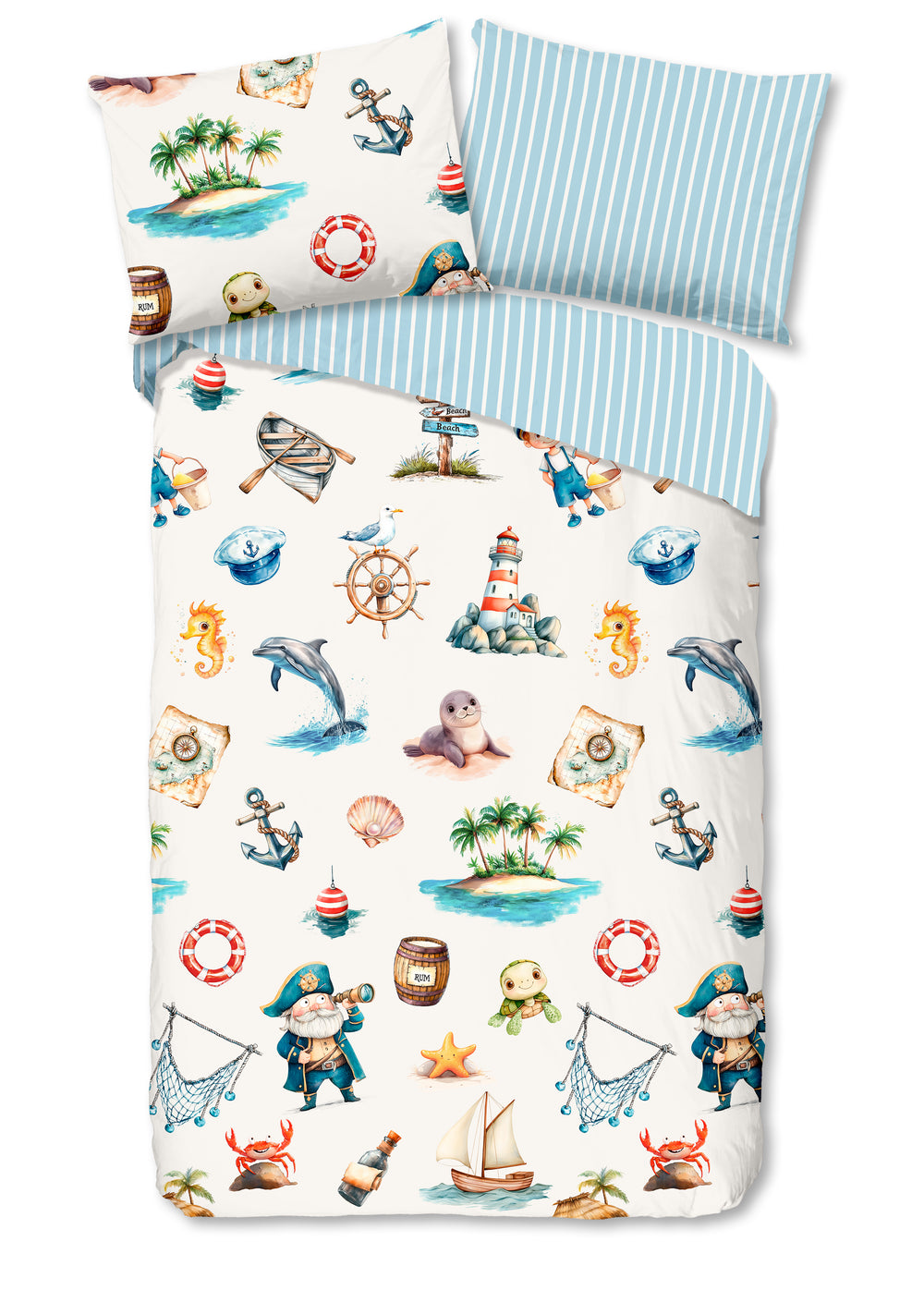 Good Morning peuterdekbedovertrek Capi - katoen - 120x150 + 60x70 cm