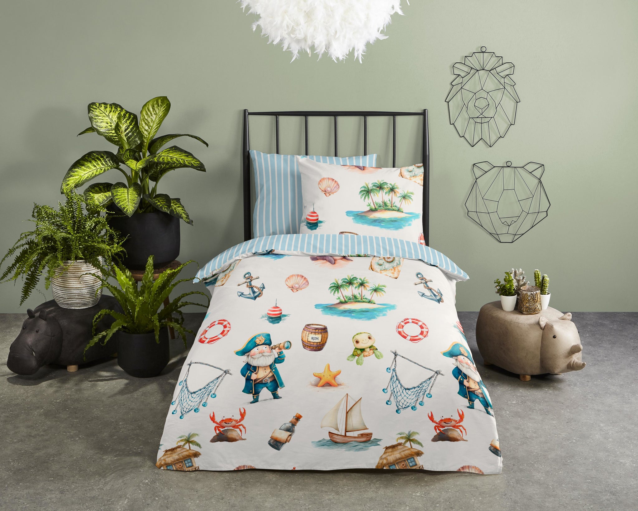 Good Morning peuterdekbedovertrek Capi - katoen - 120x150 + 60x70 cm