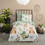 Good Morning kinderdekbedovertrek Sabah - katoen - eenpersoons - 140x220 + 60x70 cm