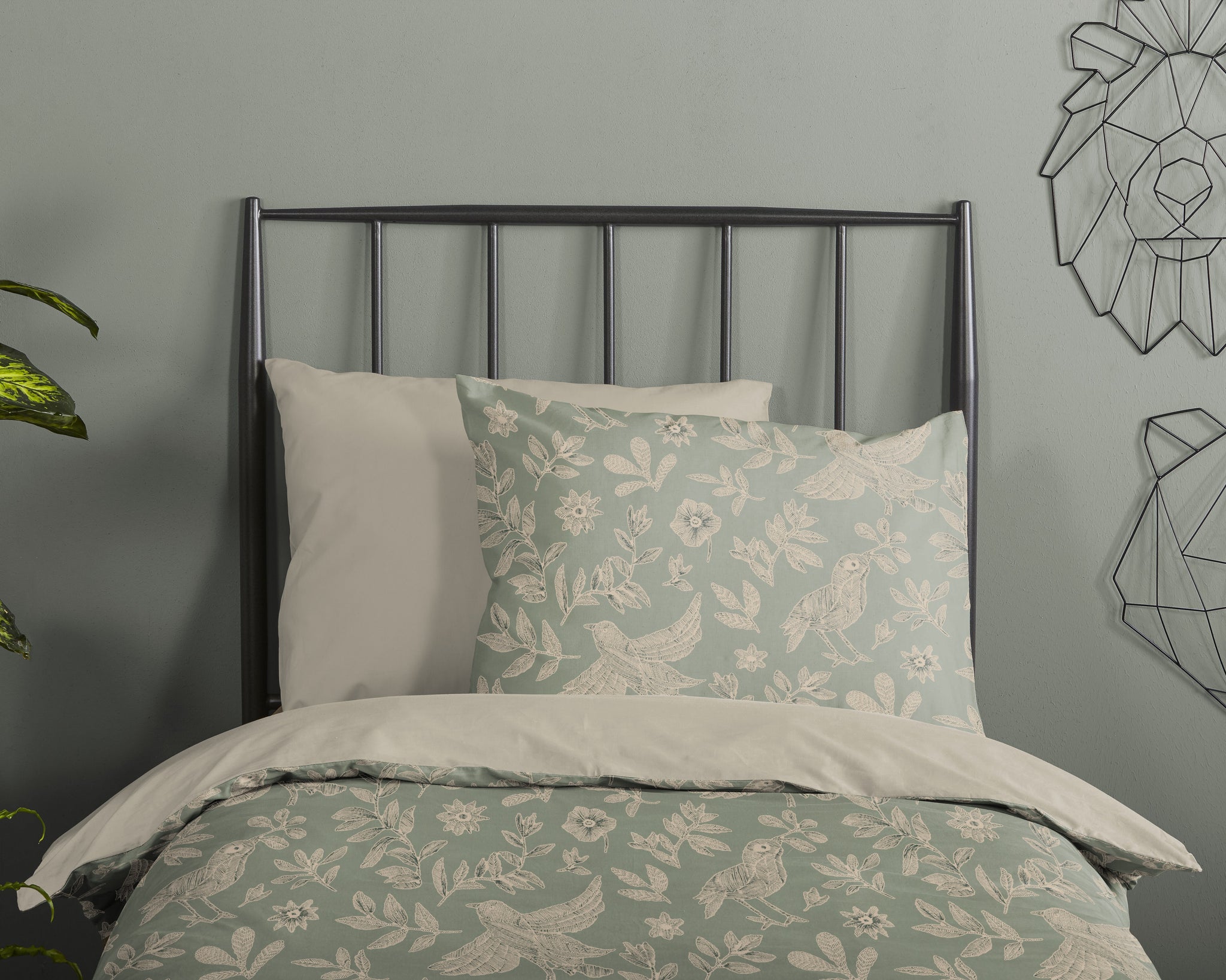 Good Morning ledikant dekbedovertrek Odette - katoen - 100x135 + 40x60 cm