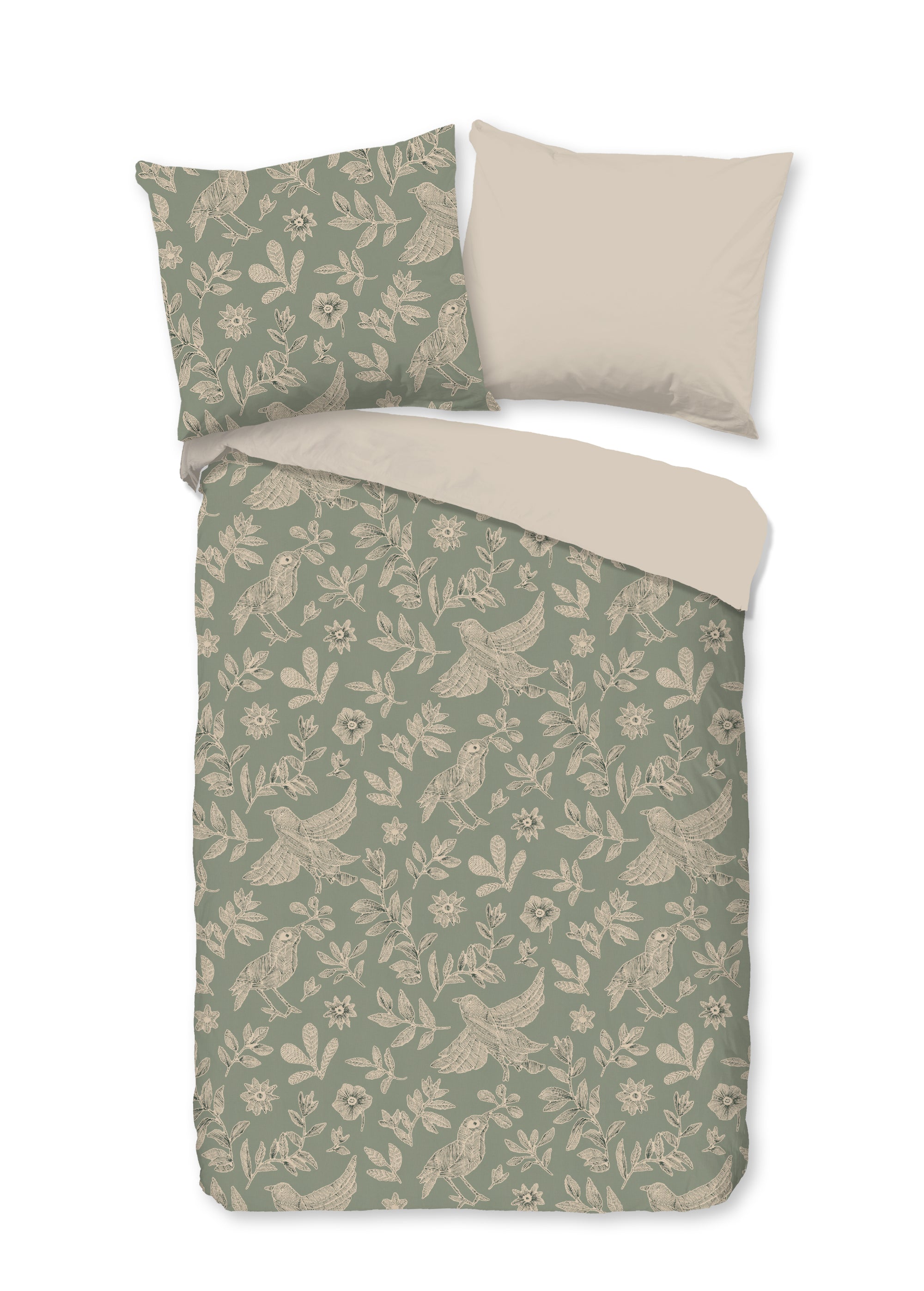 Good Morning ledikant dekbedovertrek Odette - katoen - 100x135 + 40x60 cm