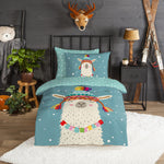 Good Morning dekbedovertrek Borax - flanel - eenpersoons (140x220 + 60x70 cm)