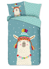 Good Morning dekbedovertrek Borax - flanel - eenpersoons (140x220 + 60x70 cm)