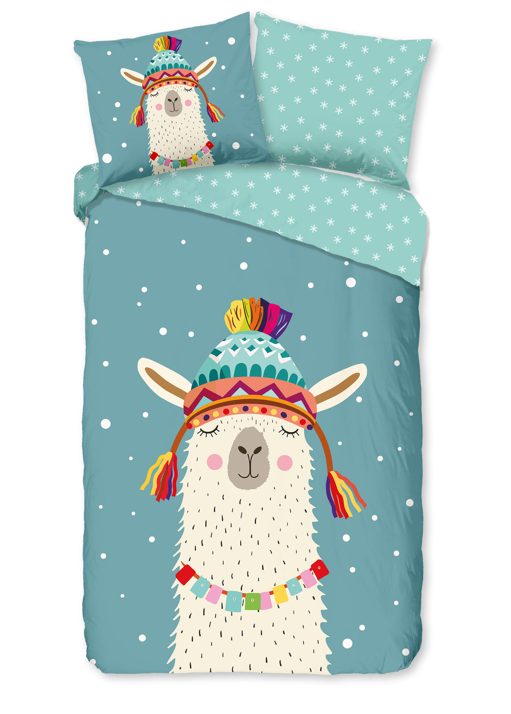 Good Morning dekbedovertrek Borax - flanel - eenpersoons (140x220 + 60x70 cm)