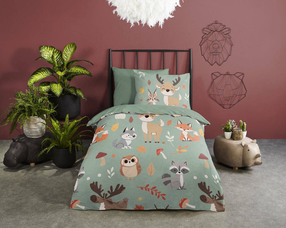 Good morning dekbedovertrek Ville - katoen - eenpersoons