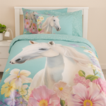 Good morning kinderdekbedovertrek Binky - katoen - eenpersoons (140x220 + 60x70 cm)