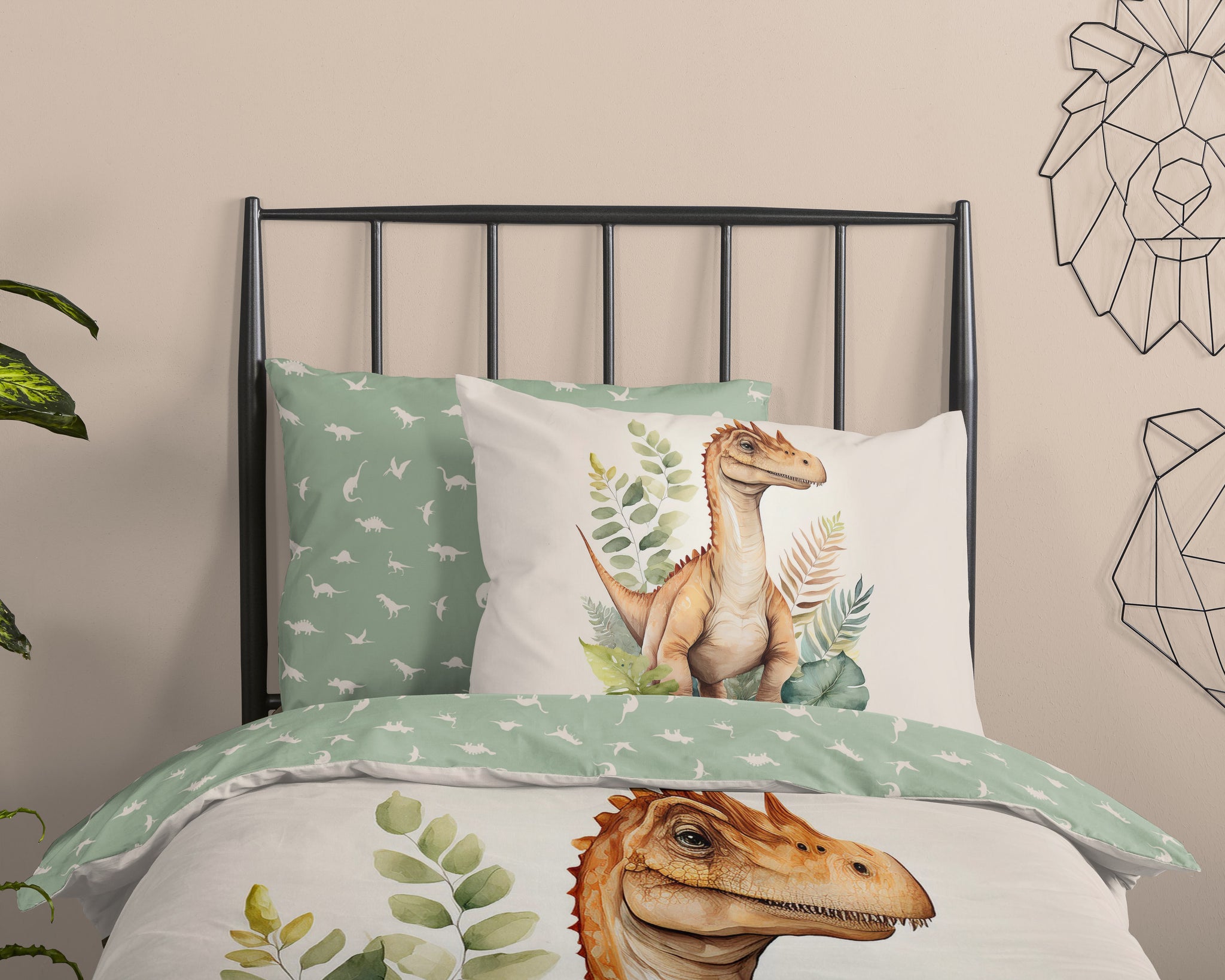 Good morning kinderdekbedovertrek Gregor - katoen - eenpersoons (140x220 + 60x70 cm)