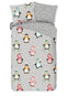 Good morning dekbedovertrek Liam pinguin - katoen - eenpersoons (140x220 + 60x70 cm)