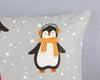 Good morning kinderdekbedovertrek Liam pinguin - katoen