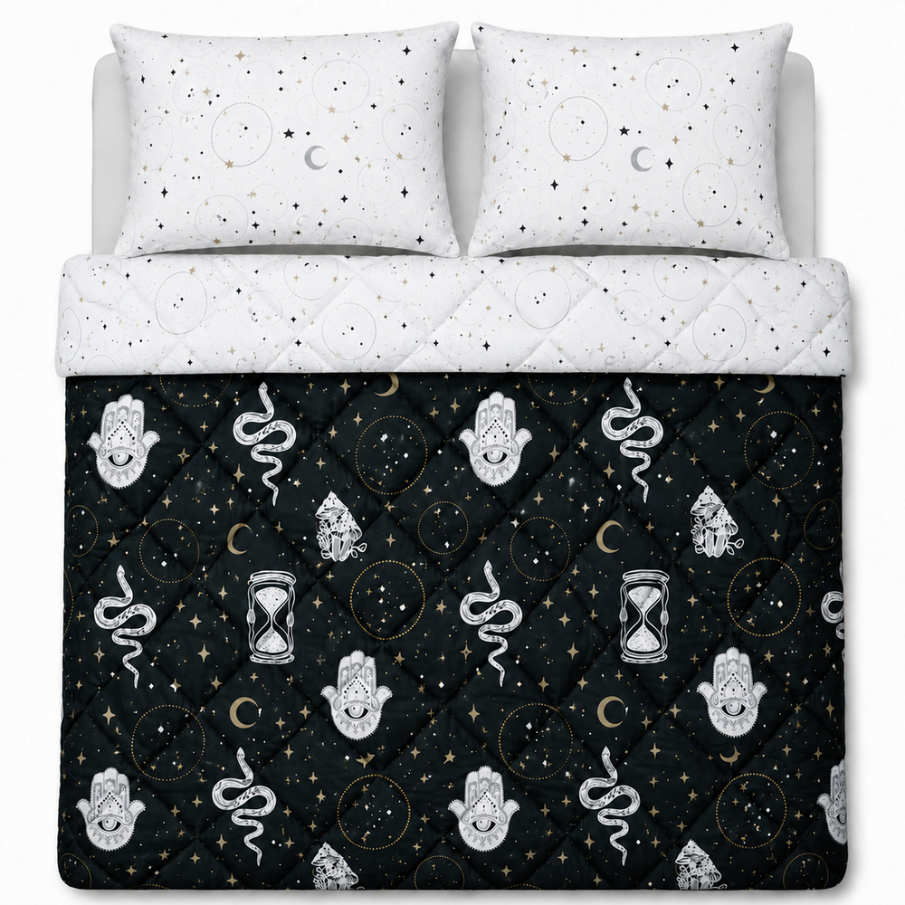 Decoware dekbed zonder overtrek incl. kussensloop - microvezel - Gothic Magic