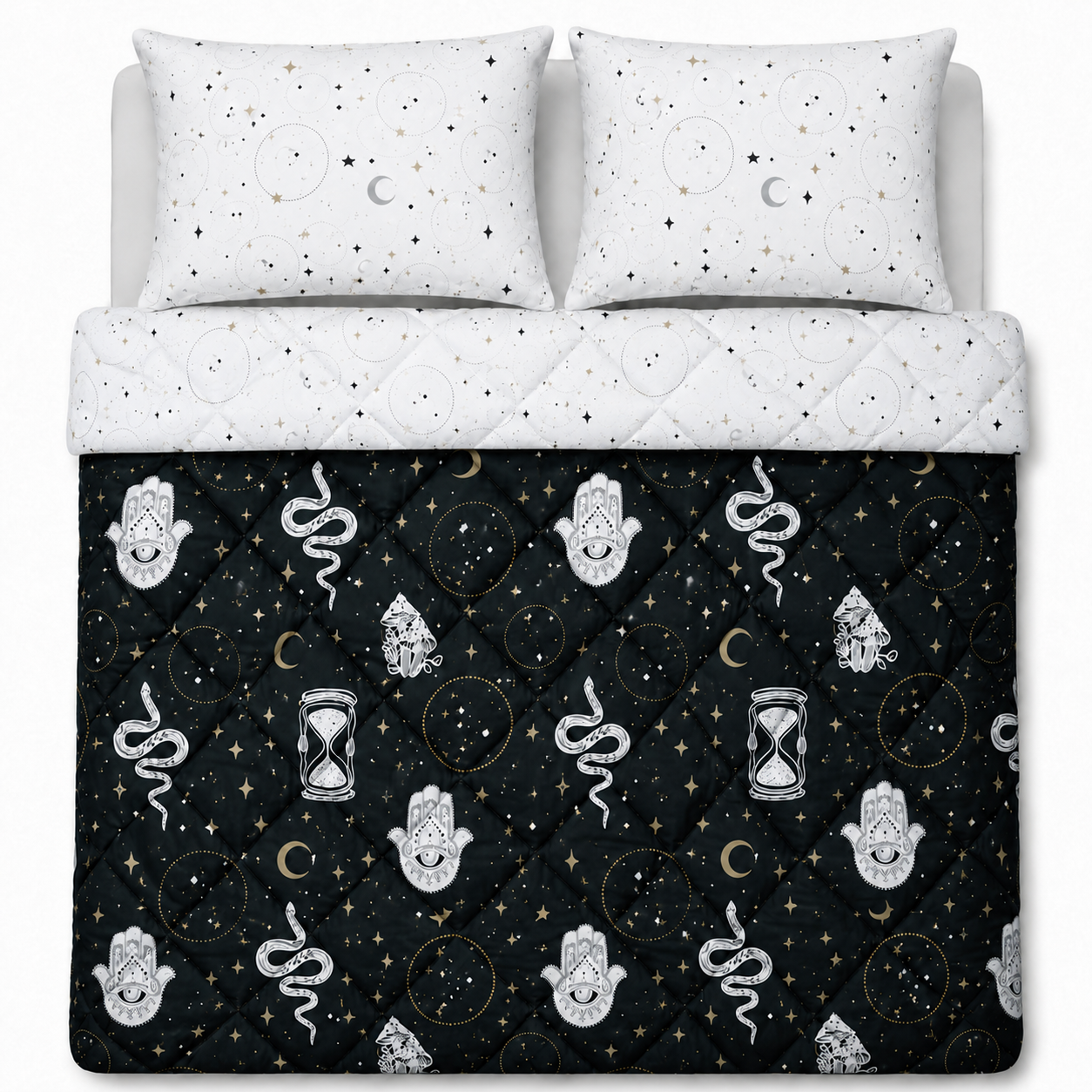 Decoware dekbed zonder overtrek incl. kussensloop - microvezel - Gothic Magic