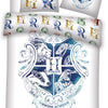 Harry Potter Dekbedovertrek wit - microvezel - eenpersoons (140x200 cm + 63x63 cm)