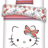 Hello Kitty Dekbedovertrek vlinder - polykatoen - eenpersoons (140x200 cm – 65x65 cm)