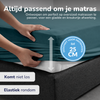 Decoware hoeslaken - jersey - petrol