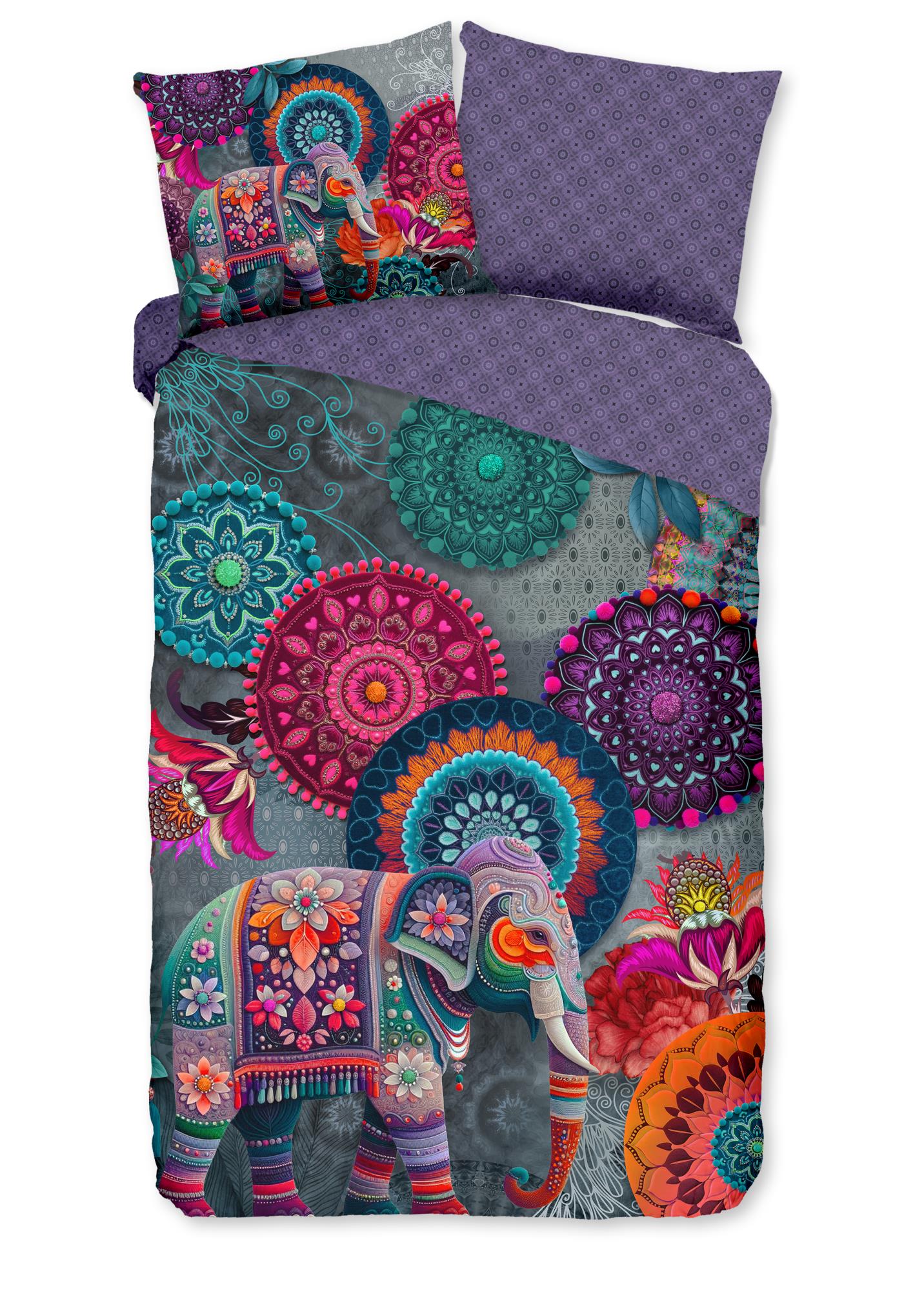 HiP dekbedovertrek Abhay - katoensatijn