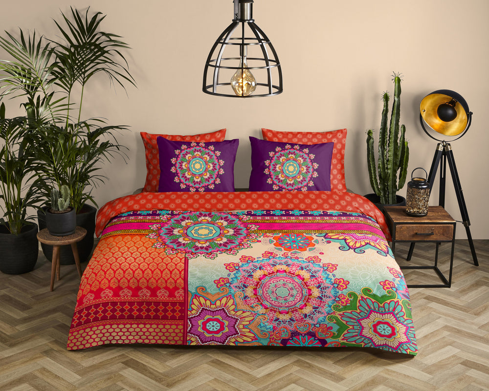 HiP dekbedovertrek Sherhia - Katoensatijn