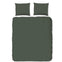 HIP dekbedovertrek uni - Katoensatijn - Groen