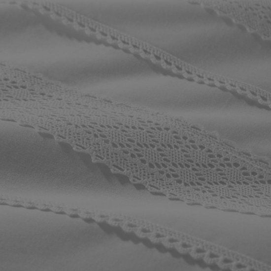 Papillon dekbedovertrek Madrid grijs - Katoen percal