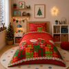 Kerst peuter dekbedovertrek Dear Santa - polykatoen