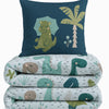 Pure kinderdekbed zonder overtrek Dino - Incl. kussensloop - 140x200 cm