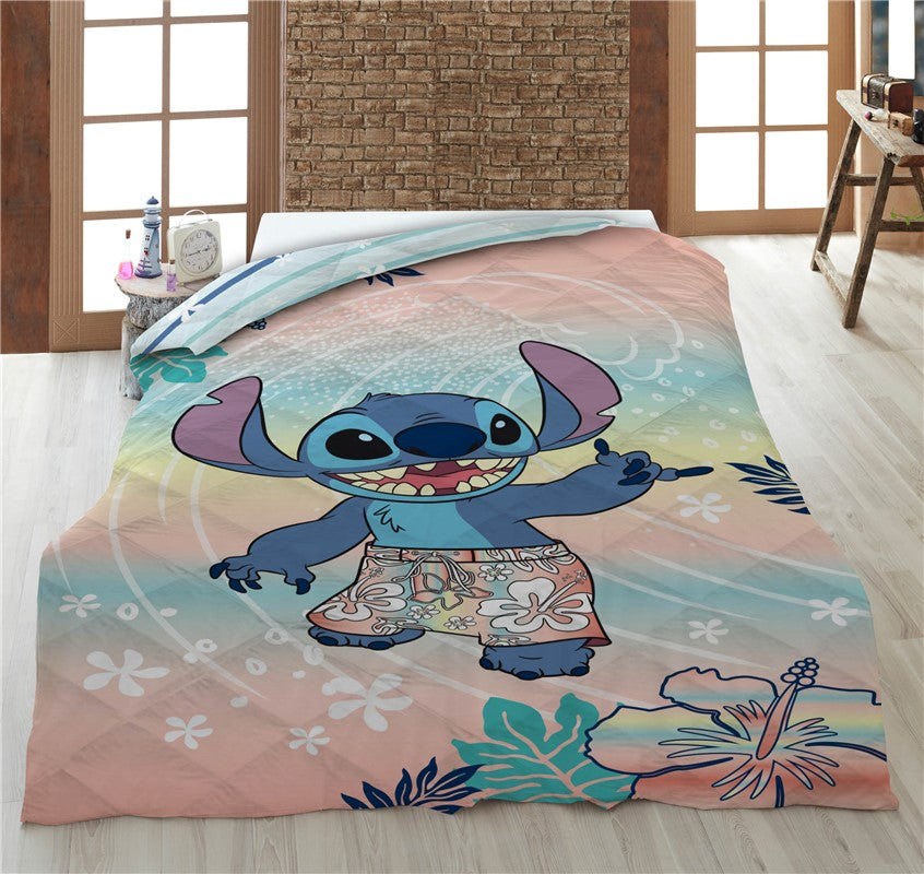Lilo & Stitch dekbed zonder overtrek Stitch Bermuda - eenpersoons (140x200 cm)