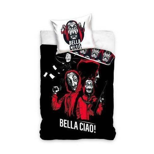 Kinderdekbedovertrek La Casa de Papel - katoen - eenpersoons (140x200 + 60x70 cm)