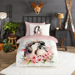 Good morning dekbedovertrek Penny - flanel - eenpersoons (140x220 + 60x70 cm)