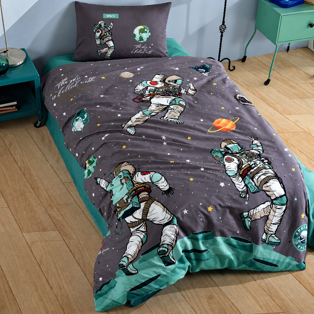 Decoware kinderdekbedovertrek Space - Katoen