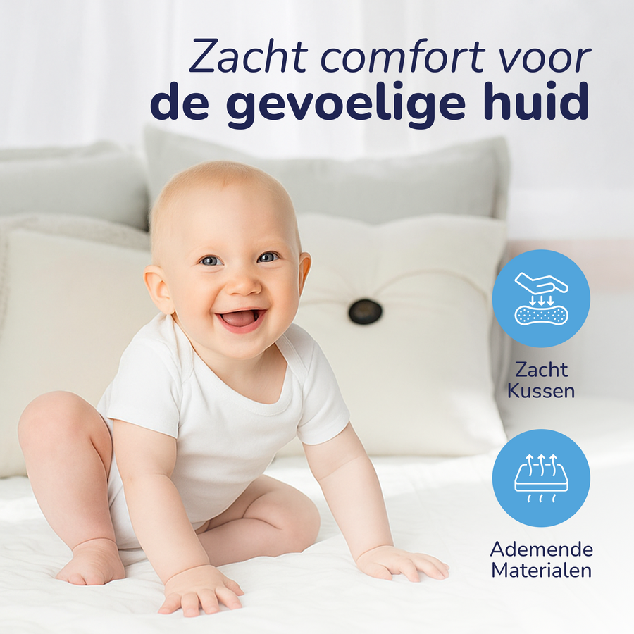 Decoware baby & Peuter kussen - 40x60 cm - Eerste kussen