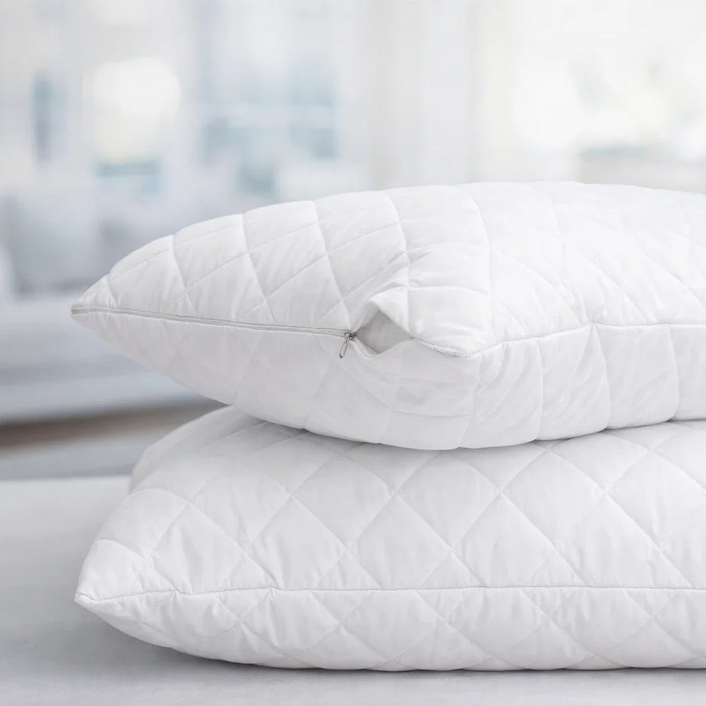 Kussenbeschermer met rits - vernieuwer - 60x70 cm - 2 stuks