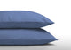 Kussensloop 60x70 cm (Per 2 st) - katoen - blauw