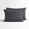 Lazy kussenslopen percale - 2-pack in de kleur antraciet