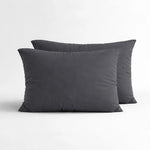 Lazy kussenslopen percale - 2-pack in de kleur antraciet