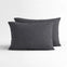 Primaviera Deluxe Lazy Kussensloop - Percale Katoen - Antraciet - per 2 stuks