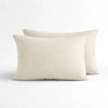 Lazy kussensloop percale 2-pack in de kleur beige
