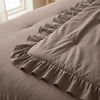 Sleeptime Lazy dekbed zonder overtrek Ruffles excl. kussensloop - Taupe